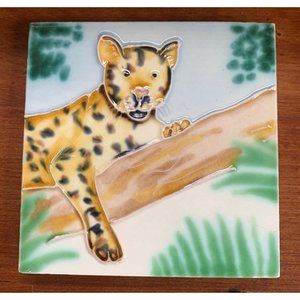 Leopard Backsplash 4x4 Decorative Ceramic Wall Art Tile New